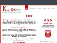 Tablet Screenshot of kingstontraining.net